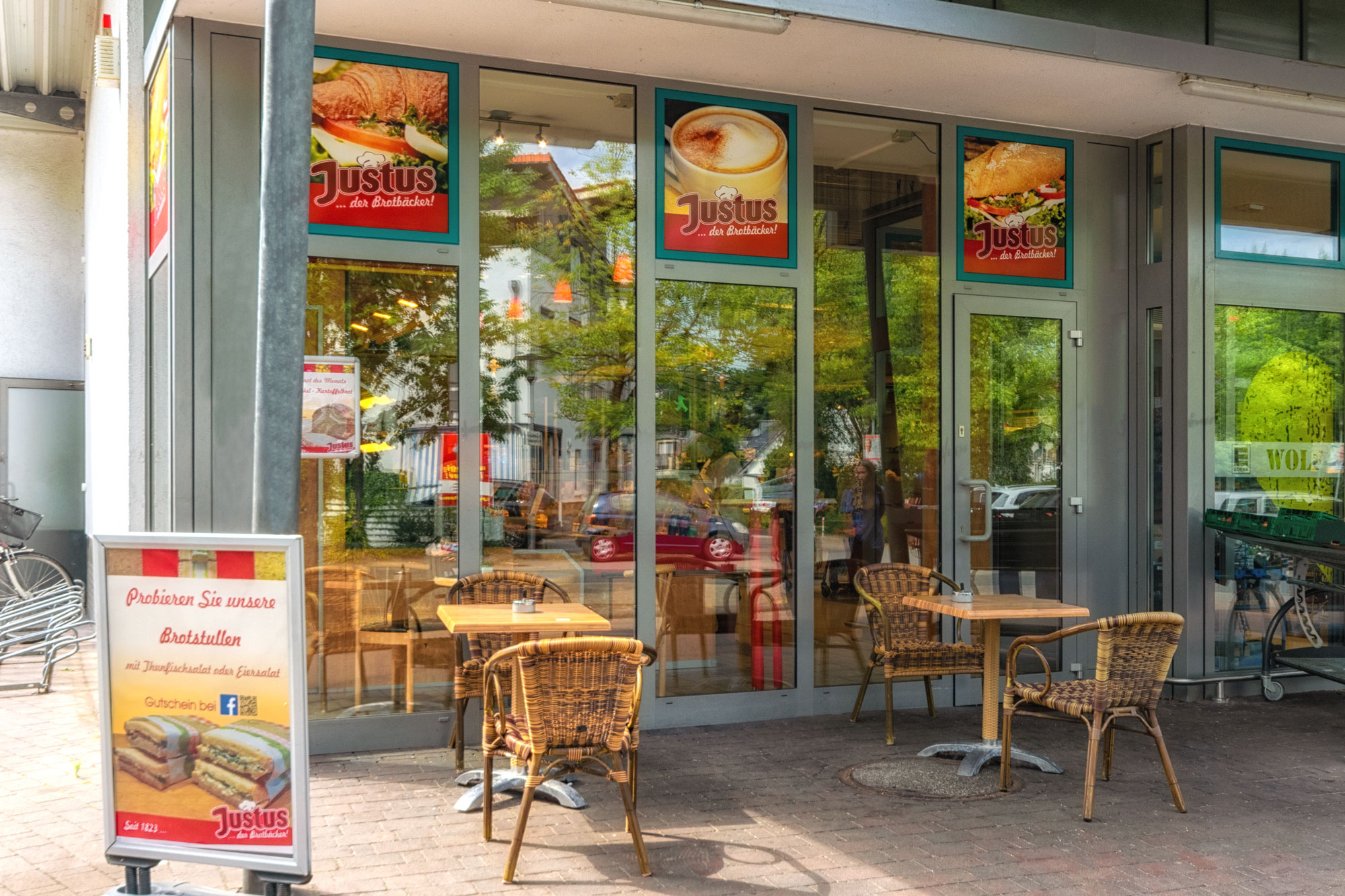 Baeckerei Justus Filiale Edeka Mettingen aussen